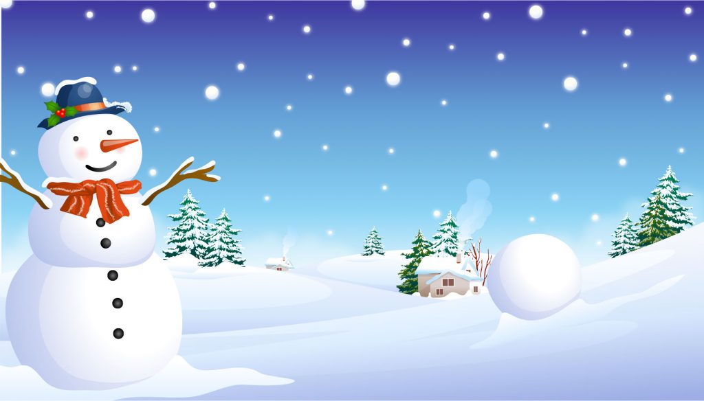 雪｜雪だるま｜クリスマス｜サンタ