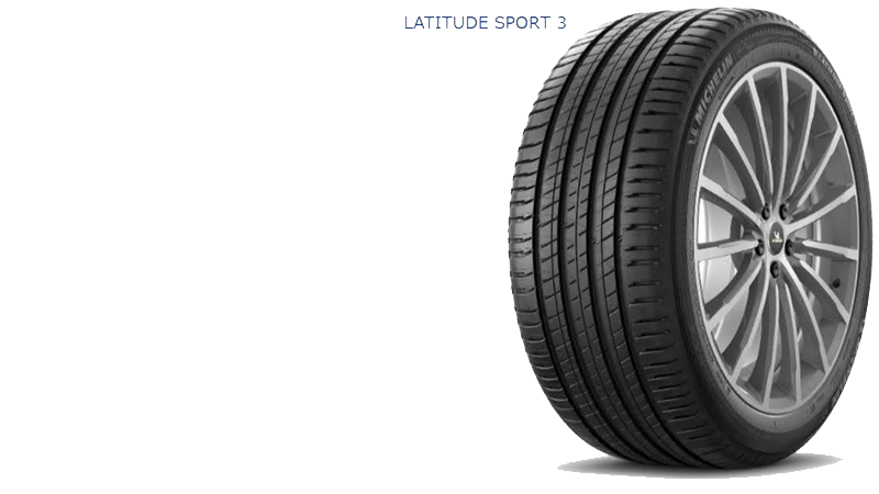 スポーツSUVタイヤ、ミシュラン LATITUDE SPORT 3 、16サイズ追加で新規発売開始