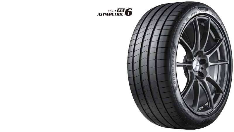 ウルトラハイパフォーマンススポーツタイヤ、グッドイヤーEAGLE F1 ASYMMETRIC6を新規発売開始