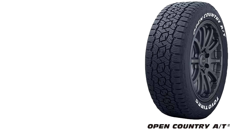 本格オールテレーンタイヤ、トーヨーOPEN COUNTRY A/T III 、6サイズ追加で新規発売開始