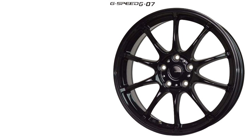コンフォートタイヤ&ブラックホイール|グッドイヤーEfficientGrip Comfort &G.speed G-07 |タイヤホイール4本セット