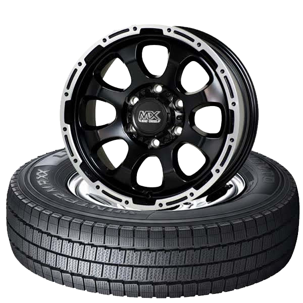 【新発売】ダンロップ WINTER MAXX LV01 & MAD CROSS GRACE｜スタッドレスタイヤ＆ホイール4本セット